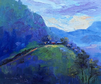 Village on Mountain 