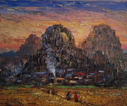 Sunset of Country